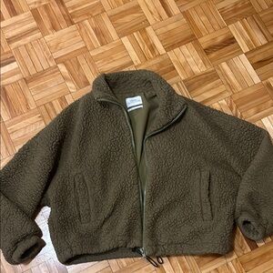 Urban Outfitters Brown Sherpa Jacket